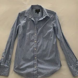 Pinstripe JCrew blouse